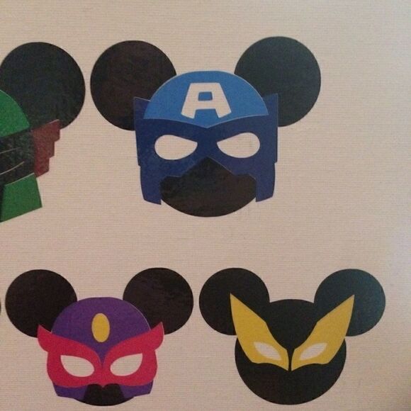 Mickey Mouse heads as various super hero’s - Picture 4 of 7